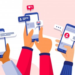 social media mobile phones